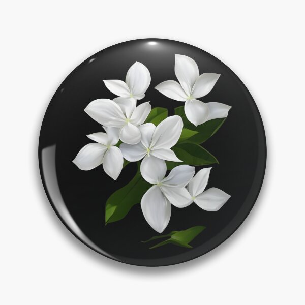 Item preview, White jasmine flower designed and sold by gramizzia.