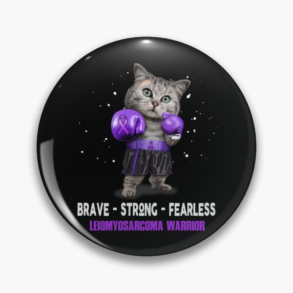 Item preview, Leiomyosarcoma Warrior - BRAVE STRONG FEARLESS designed and sold by Berriosly.