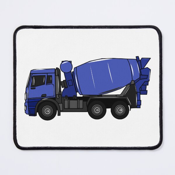 Item preview, Concrete mixing transport truck cartoon designed and sold by Misscartoon.