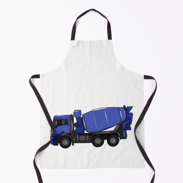 Item preview, Concrete mixing transport truck cartoon designed and sold by Misscartoon.