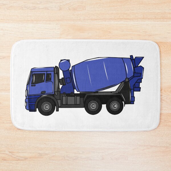 Item preview, Concrete mixing transport truck cartoon designed and sold by Misscartoon.