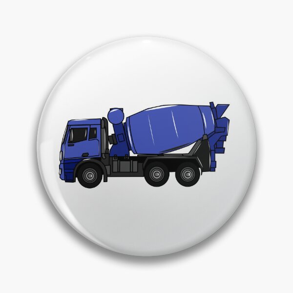 Item preview, Concrete mixing transport truck cartoon designed and sold by Misscartoon.