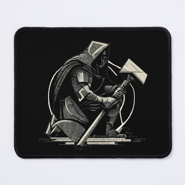 Item preview, Armoured warrior with sledgehammer designed and sold by Roberts Birze.