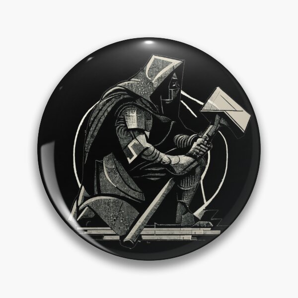Item preview, Armoured warrior with sledgehammer designed and sold by Roberts Birze.