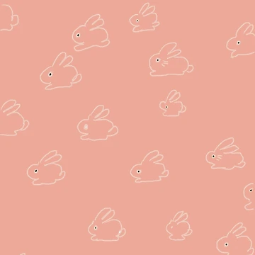 Artwork thumbnail, Pink Rabbit by annamaomao