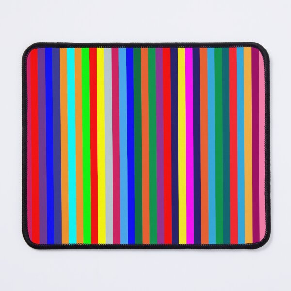 Item preview, Stripes Multi Bright Colors Pattern - Bright Navy Blue, Purple, Red, Yellow, Lime Green, Orange, light blue designed and sold by zanydoodles.