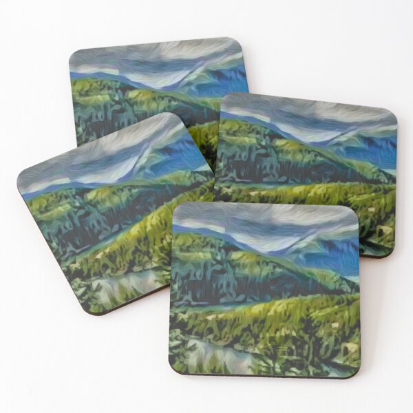 Item preview, Beautiful colored landscape designed and sold by OneUpArtDesigns.