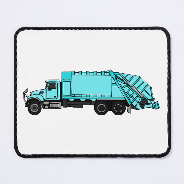 Item preview, Garbage truck cartoon illustration designed and sold by Misscartoon.