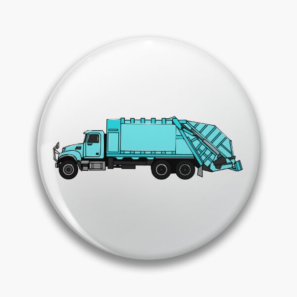 Item preview, Garbage truck cartoon illustration designed and sold by Misscartoon.