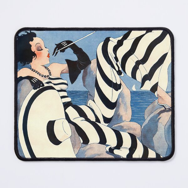 Item preview, French Art Deco Woman Haute Couture Fashion designed and sold by Glimmersmith.