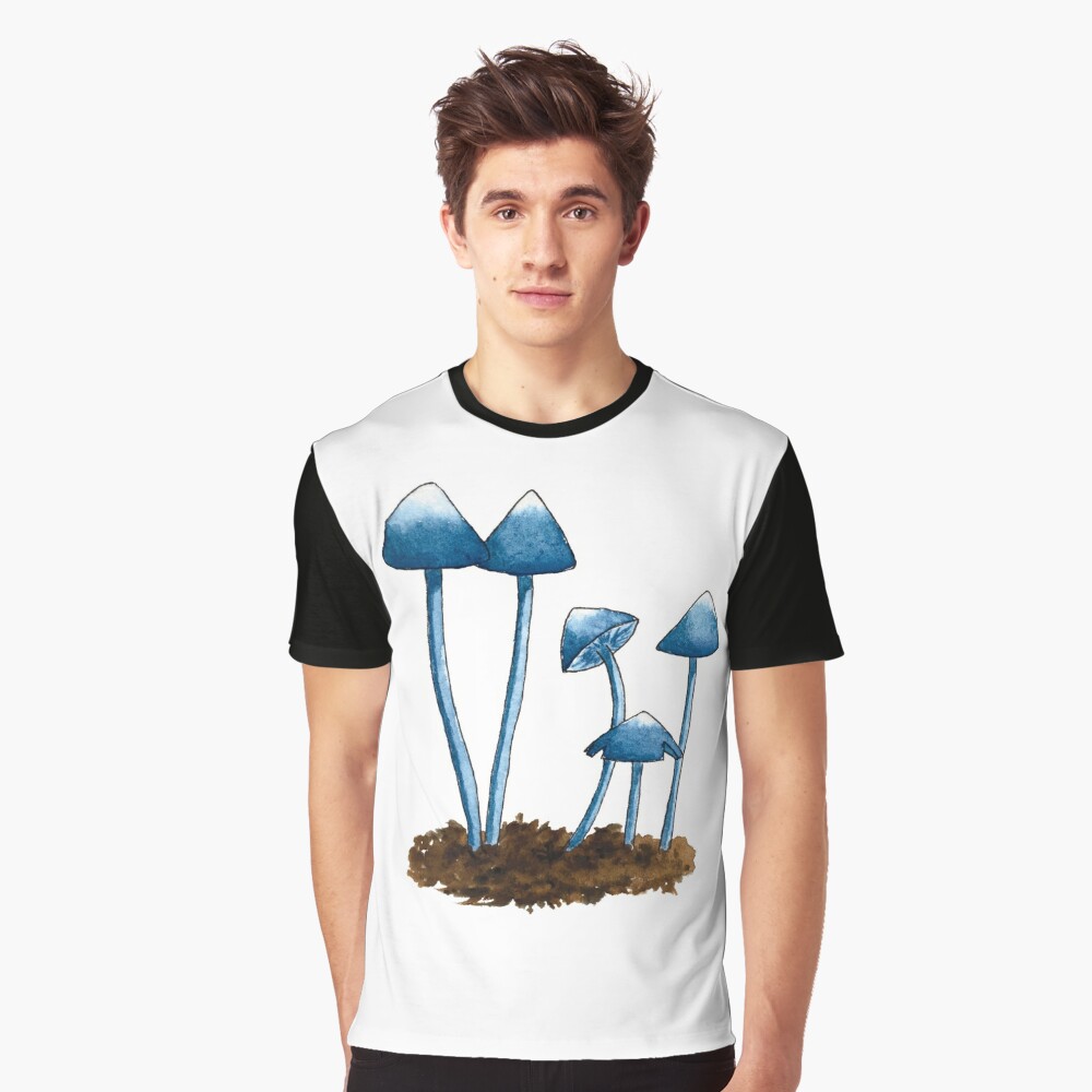 Mushroom T-Shirt by Koula Xexenis - Pixels