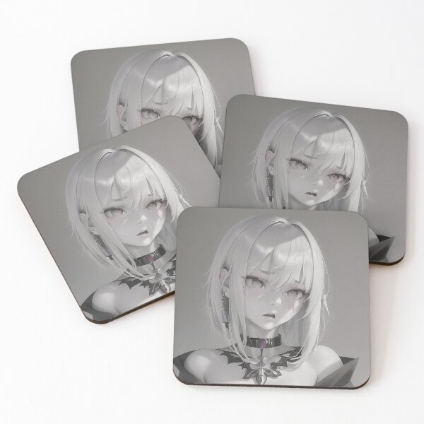Item preview, Grayscale Anime AI girl designed and sold by Angelregalia.
