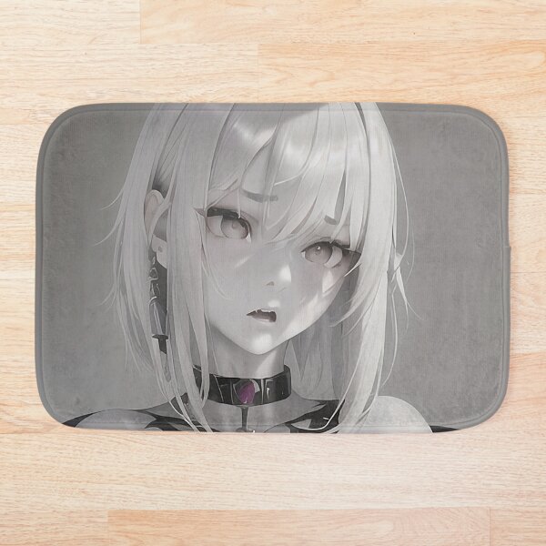 Item preview, Chica anime AI en escala de grises designed and sold by Angelregalia.