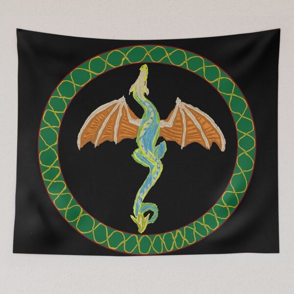 Item preview, Celtic Dragon Knotwork designed and sold by enchantedvibes.