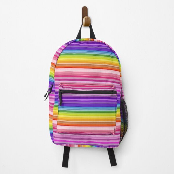 Item preview, Multi Colored Thin Stripes Rainbow Stripes designed and sold by zanydoodles.