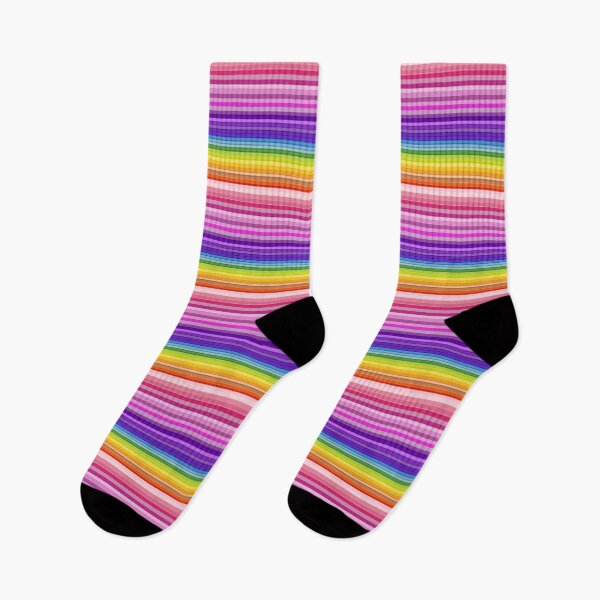 Item preview, Multi Colored Thin Stripes Rainbow Stripes designed and sold by zanydoodles.