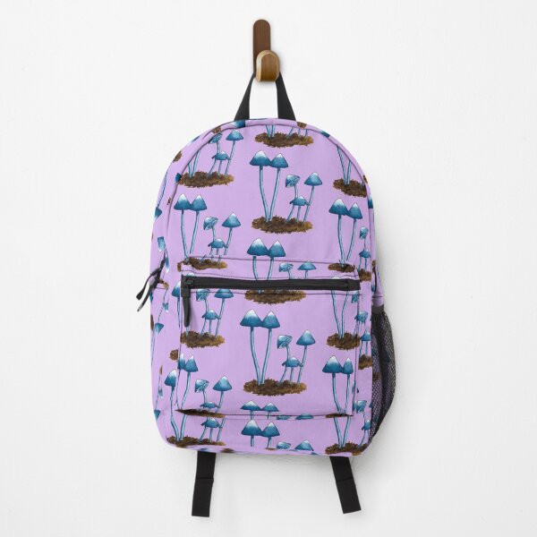 Item preview, Blue Pinkgill Mushroom Watercolour Coloured designed and sold by Nicky Rollings.