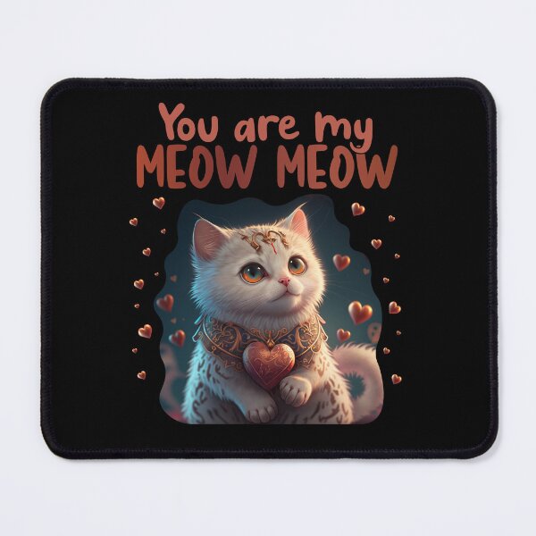 Item preview, Cute Cat You Are My Meow Meow Couples Saint Valentine's designed and sold by TrendingDSGN ⭐⭐⭐⭐⭐.