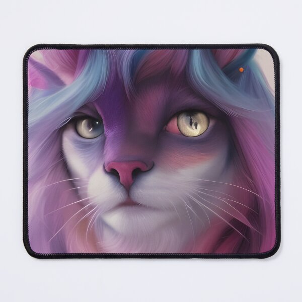 Item preview, Pink Blue apurple Cat designed and sold by Pjay McConnell.