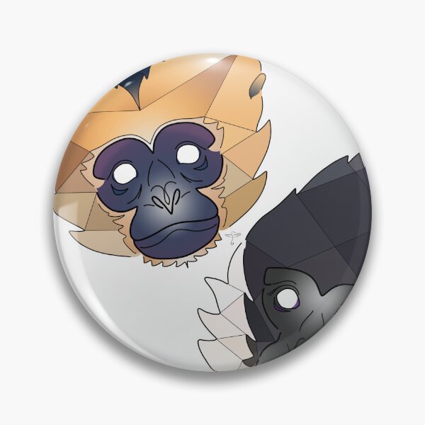 Item preview, White Cheeked Gibbon Pair designed and sold by DeStoya.