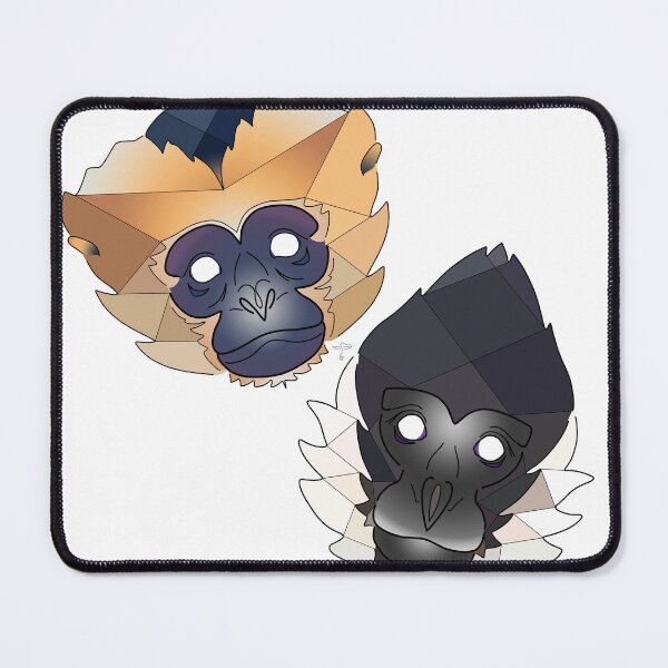 Item preview, White Cheeked Gibbon Pair designed and sold by DeStoya.