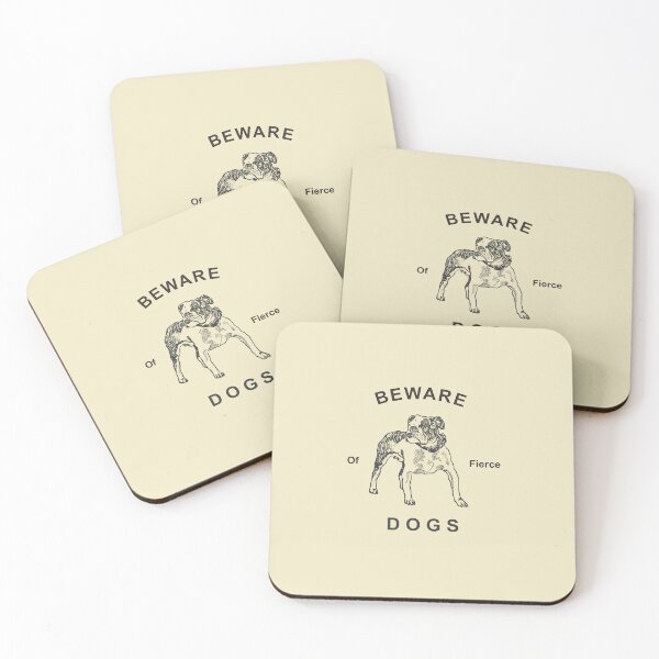 Item preview, Beware Of Fierce Dogs designed and sold by Pasar Raya.