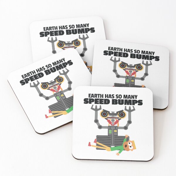 Item preview, Killer Robot So Many Speed Bumps Funny Meme Joke Ai Machine Running Over A Person LOL designed and sold by doseofwin.