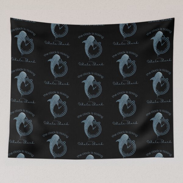 Item preview, The Whale Shark The Clock is Ticking Graphic T-shirt designed and sold by MagicWolfStar.