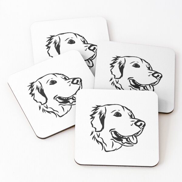 Item preview, Golden Retriever Minimalist Dog designed and sold by Whoofster.