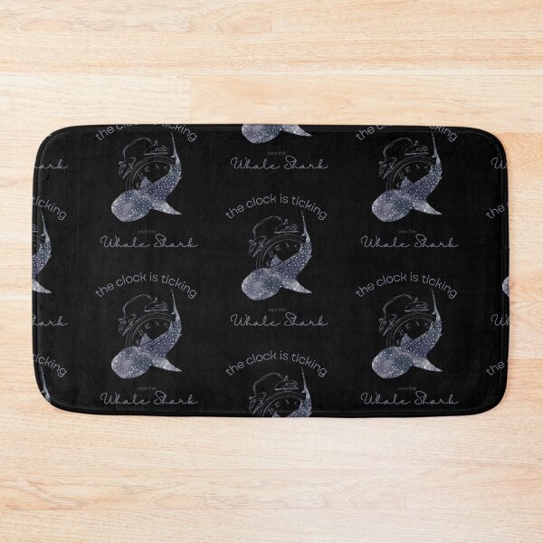 Item preview, The Whale Shark The Clock is Ticking Floor Pillow designed and sold by MagicWolfStar.