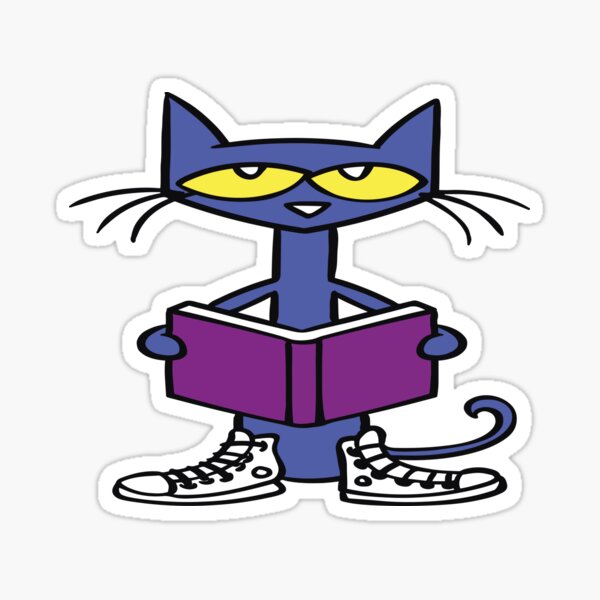 "Pete the Cat I Love My White Shoes" Sticker for Sale by