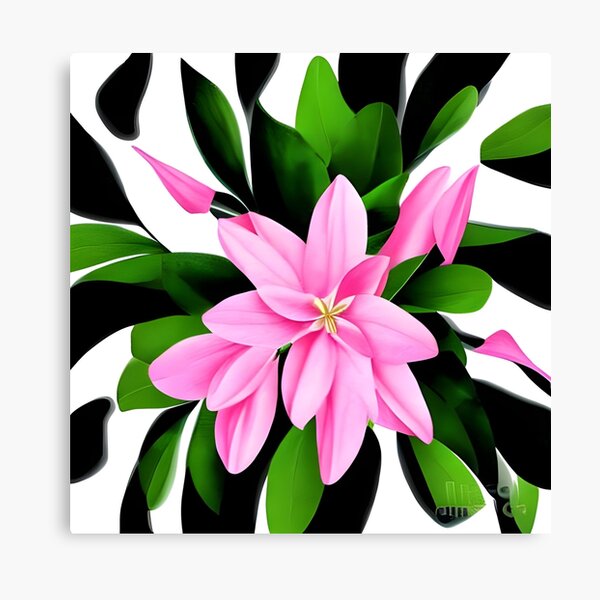 Twisted Jasmine Flowers by Nickkurzenko - Wrapped Canvas Photograph Ebern Designs Size: 48 W x 32 H
