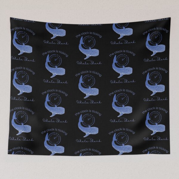 Item preview, The Whale Shark The Clock is Ticking Duvet Cover designed and sold by MagicWolfStar.
