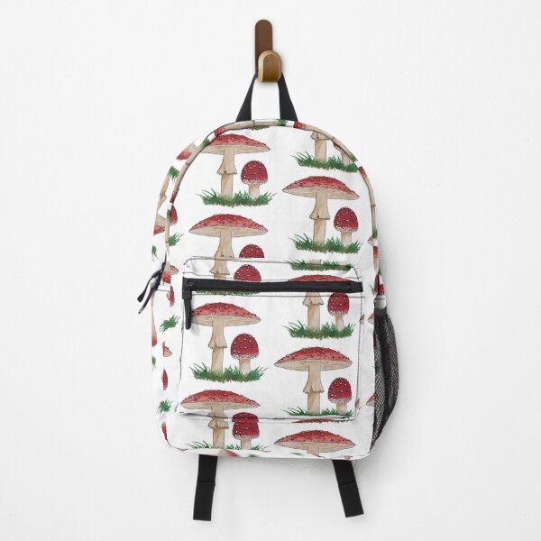 Item preview, Fly Amanita Mushroom Watercolor White designed and sold by Nicky Rollings.