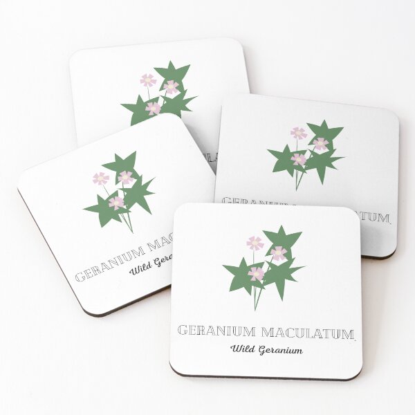 Item preview, Wild Geranium - Geranium Maculatum - Ontario Native Plant designed and sold by ebcameron.