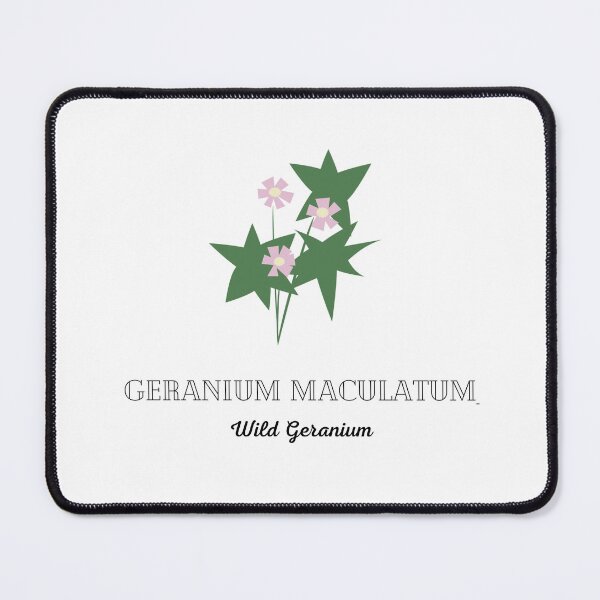Item preview, Wild Geranium - Geranium Maculatum - Ontario Native Plant designed and sold by ebcameron.