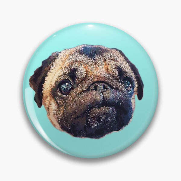 Item preview, Pug - Cute Puppy Dog Eyes designed and sold by ElegantCat.