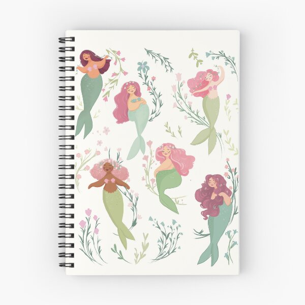 Item preview, Floral Mermaids illustration  designed and sold by Artofstephmarie.