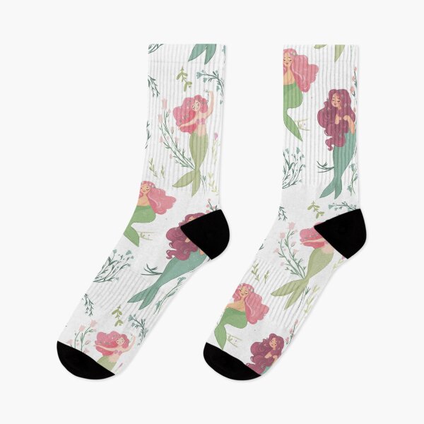 Item preview, Floral Mermaids illustration  designed and sold by Artofstephmarie.