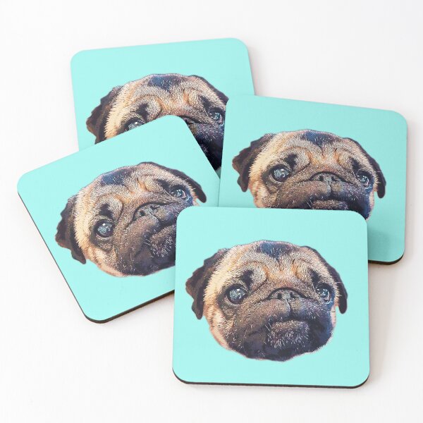 Item preview, Pug - Cute Puppy Dog Eyes designed and sold by ElegantCat.