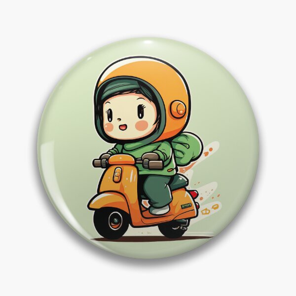 Item preview, Scooting Around On A Scooter designed and sold by ultra-cute.