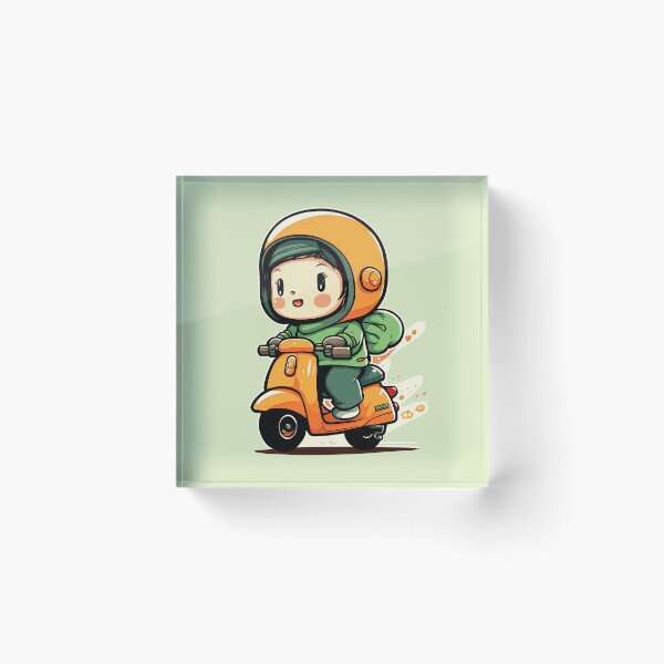 Item preview, Scooting Around On A Scooter designed and sold by ultra-cute.