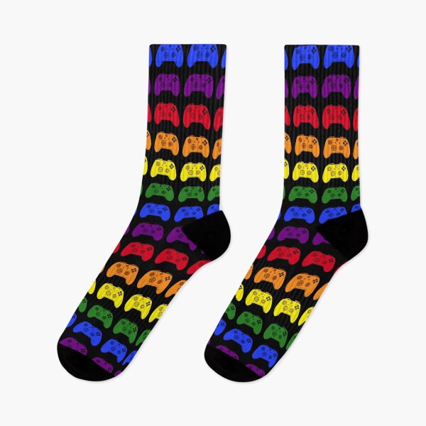 Item preview, Gamer Gay Pride Flag Rainbow Controllers designed and sold by JessicaAmber.