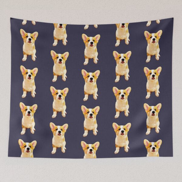 Artikelvorschau, Corgi - Lustiger Corgi-Welpe entworfen und verkauft von ElegantCat.