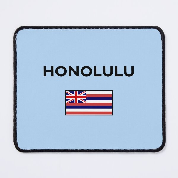 Item preview, Honolulu USA Hawaiian Flag Light-Color designed and sold by TinyStarAmerica.