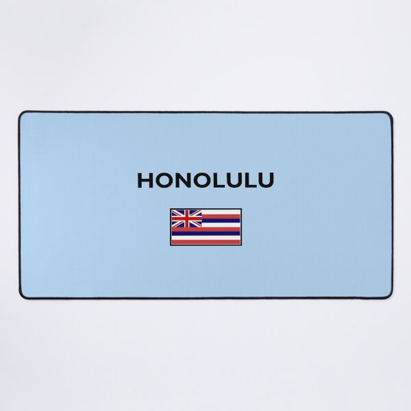 Item preview, Honolulu USA Hawaiian Flag Light-Color designed and sold by TinyStarAmerica.