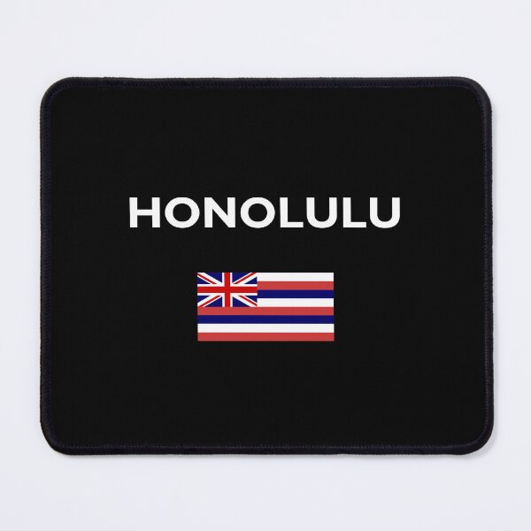 Item preview, Honolulu USA Hawaiian Flag Dark Color designed and sold by TinyStarAmerica.