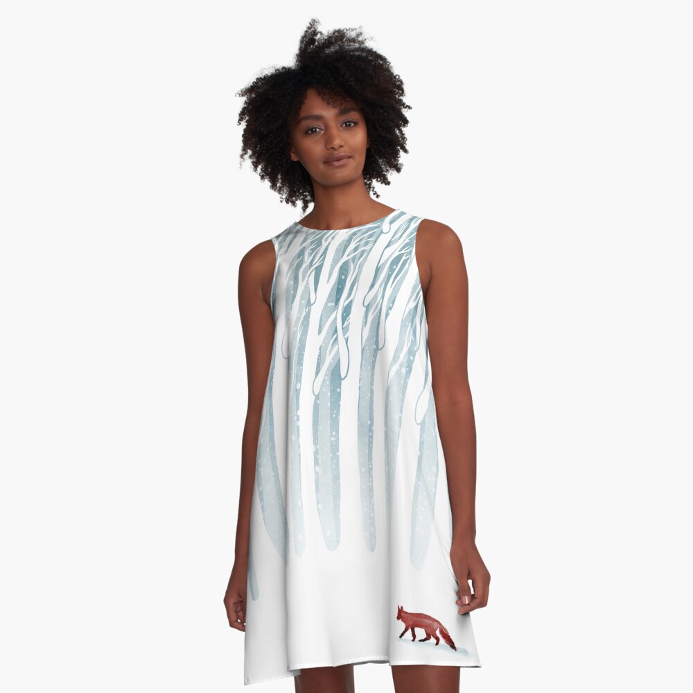 Winter Storm A-Line Dress
