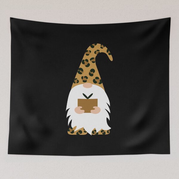 Item preview, Cute Gnome, Leopard gnome with present designed and sold by Createya.