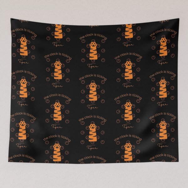 Item preview, Save The Tiger The Clock is Ticking Apron designed and sold by MagicWolfStar.